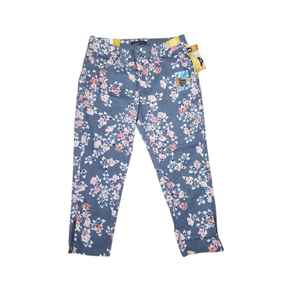 Lee Shapetastic Floral Crop Pants 14P